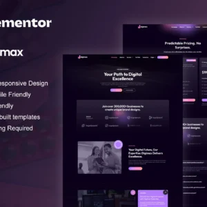 Digimax – Digital Marketing Agency Elementor Pro Template Kit