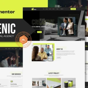 Agenic – Creative SEO & Digital Agency Elementor Template Kit