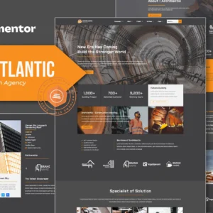 Archtlantic – Construction Agency Elementor Template Kit