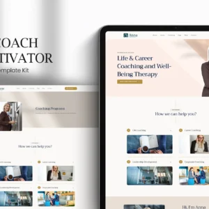 Anna – Life Coach & Motivator Elementor Template Kit
