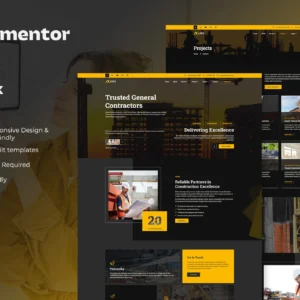 Apex – Construction Elementor Template Kit