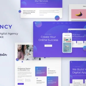 AHENCY – Creative Digital Agency Elementor Template Kit