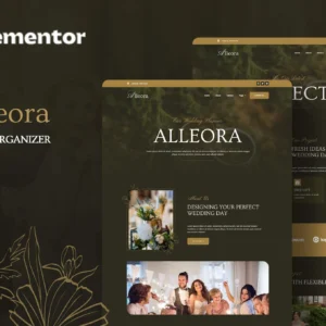 Alleora – Wedding Organizer Elementor Template Kit
