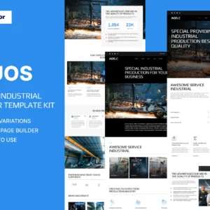 Aquos – Factory & Industrial Elementor Pro Template Kit