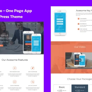 Appho – App & Software Landing WordPress Theme