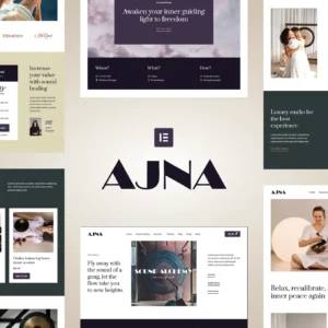 Ajna – Sound Healing & Music Therapy Elementor Pro Template Kit