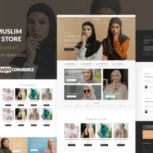 Aisha – Hijab & Muslim Wear Store Elementor Template Kit