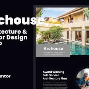 Archouse – Architecture & Interior Design Studio Elementor Template Kit