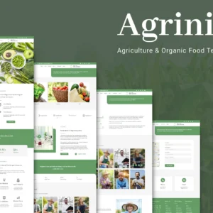 Agrinice – Agriculture & Organic Food Elementor Template Kit